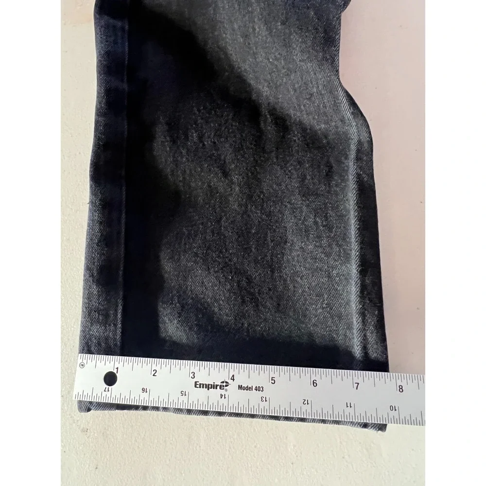 Harley Davidson 36x34 Black Straight Leg Denim Jeans Biker Motorcycle Vintage